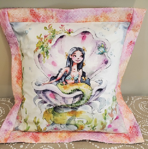 Pillow - Two Mermaids - Image 2